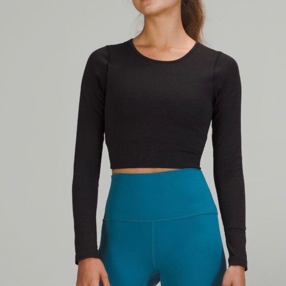 LULULEMON Ebb to Street Long Sleeve Women 4 Athletic Gym - Picture 1 of 10